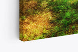 Paul Sinus Wandbild 120x80cm Wald Bäume Sonnenschein Grün Natur Sonnenstrahl