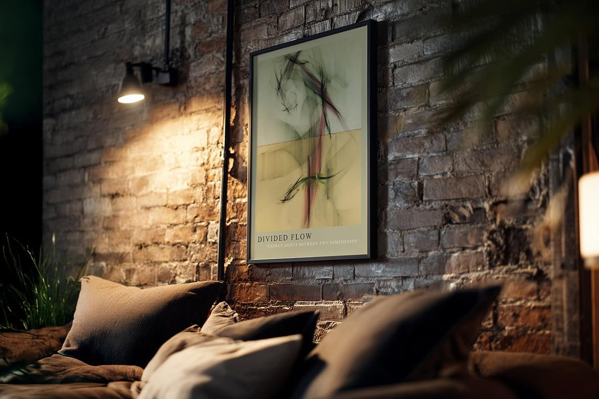 Paul Sinus Kunstdruck 40x60cm Divided Flow Energie zwischen Dimensionen