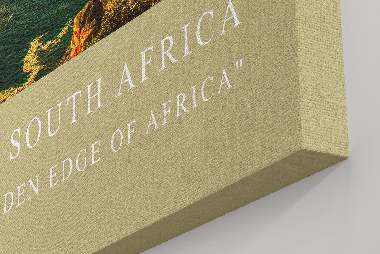 Paul Sinus Kunstdruck 40x60cm Hout Bay Südafrika – dramatische Küstenlandschaft im Sonnenuntergang