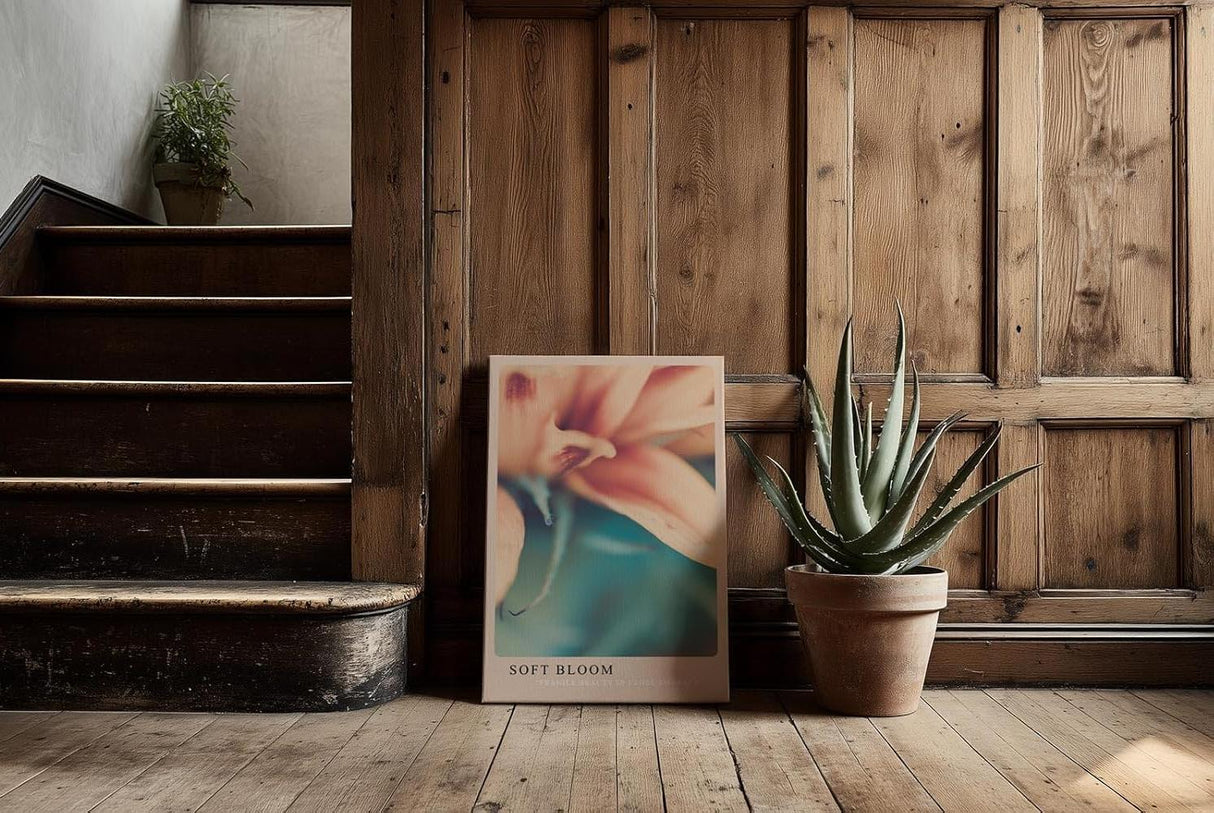 Paul Sinus Kunstdruck 40x60cm Soft Bloom mit zarter Blüte in Nahaufnahme