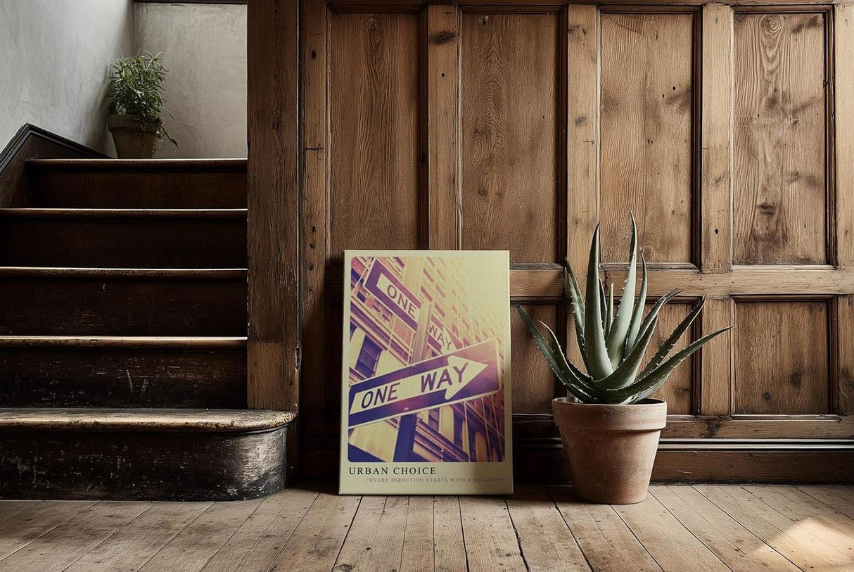Paul Sinus Kunstdruck 40x60cm Urban Choice – Grafisches Motiv mit urbaner Aussagekraft