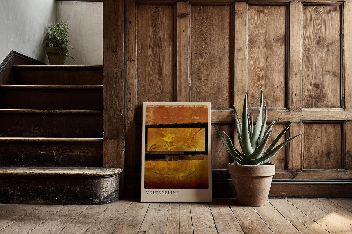 Paul Sinus Kunstdruck 40x60cm Voltageline Elektrische Energie im Farbraum