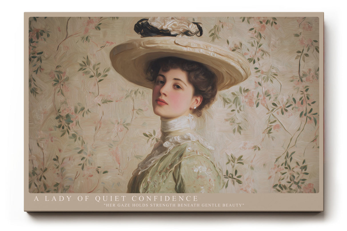 Paul Sinus Wandbild A Lady of Quiet Confidence Portrait of Timeless Elegance and Strength
