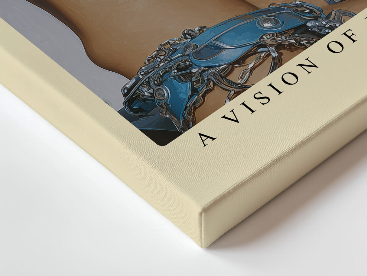 Paul Sinus Wandbild A Vision of Neon Reality – Futuristische Eleganz zwischen Technologie und Emotion