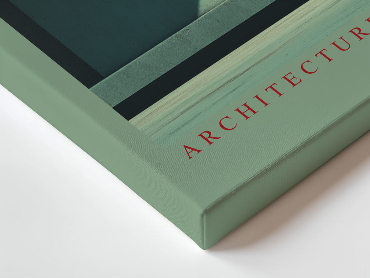 Paul Sinus Wandbild Architecture of Lonely Elegance – Minimalismus zwischen Mensch und Raum