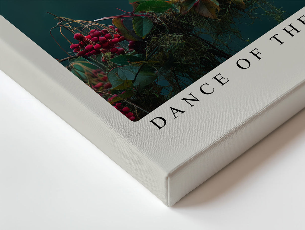 Paul Sinus Wandbild Dance of the Red Crane – Anmut und Freiheit im Einklang der Natur