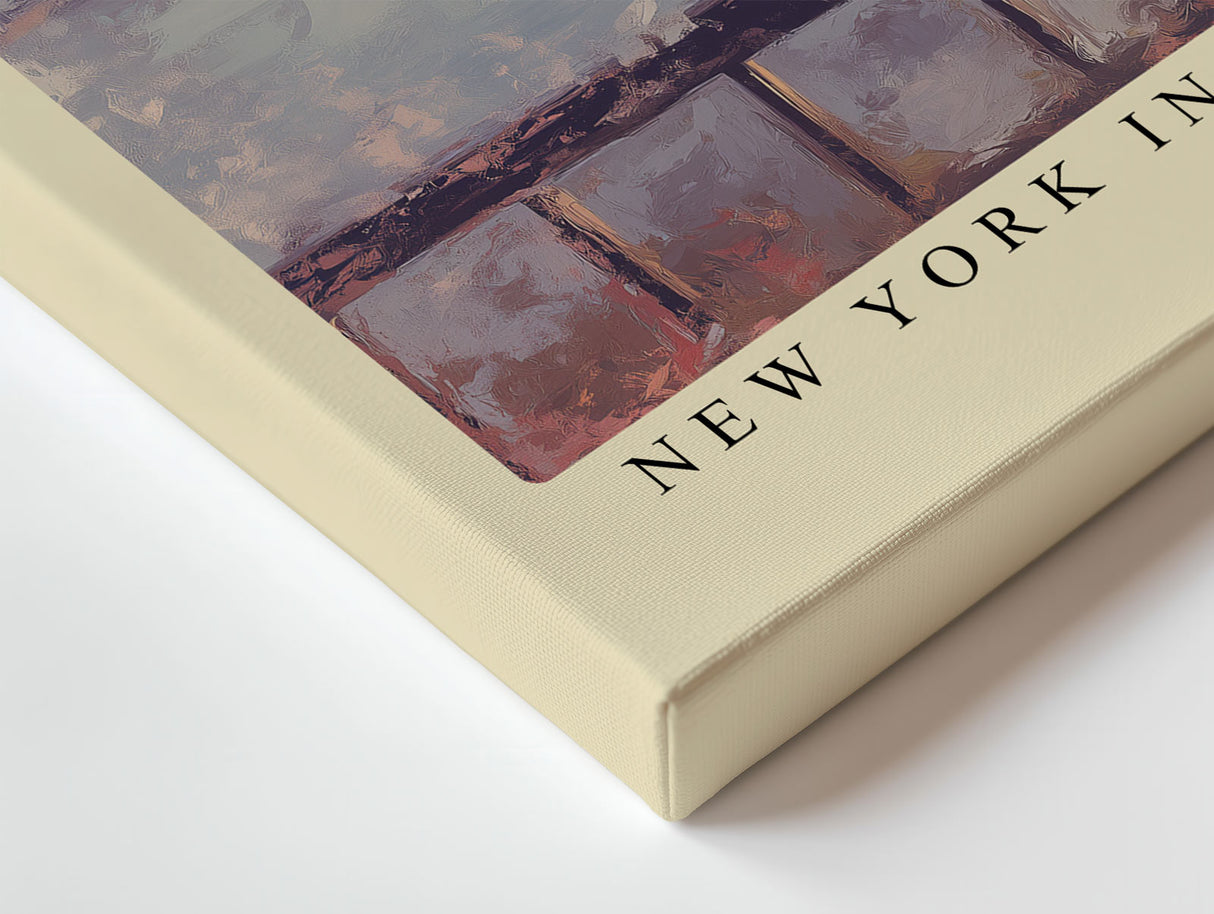 Paul Sinus Wandbild New York in Her Heart Dreaming Across the River Toward the City