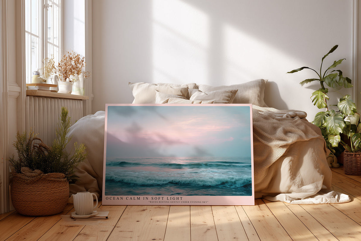 Paul Sinus Wandbild Ocean Calm in Soft Light – Stille des Meeres im sanften Abendlicht