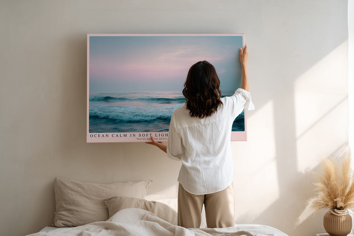 Paul Sinus Wandbild Ocean Calm in Soft Light – Stille des Meeres im sanften Abendlicht
