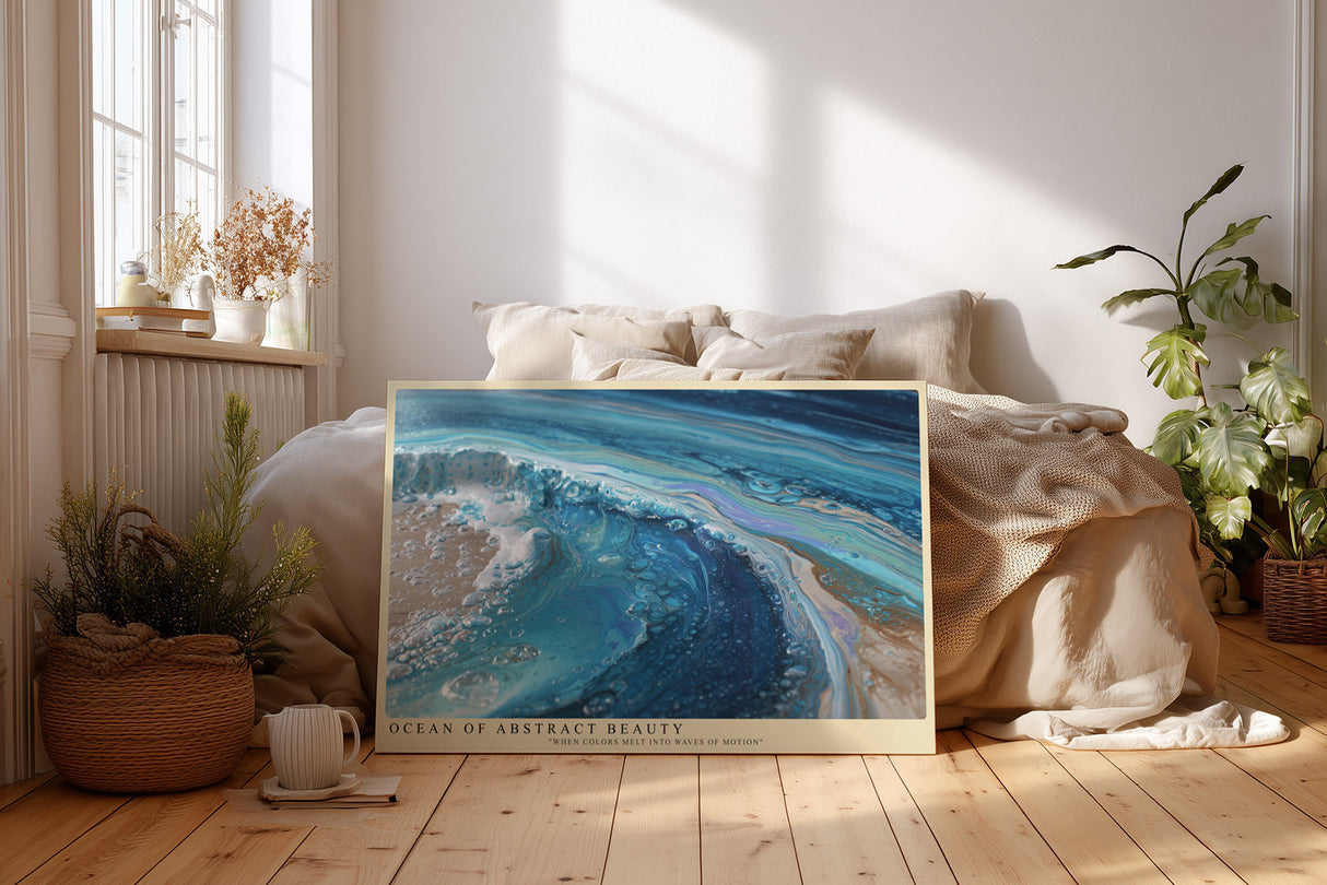 Paul Sinus Wandbild Ocean of Abstract Beauty – Farben im Tanz der Wellenbewegung