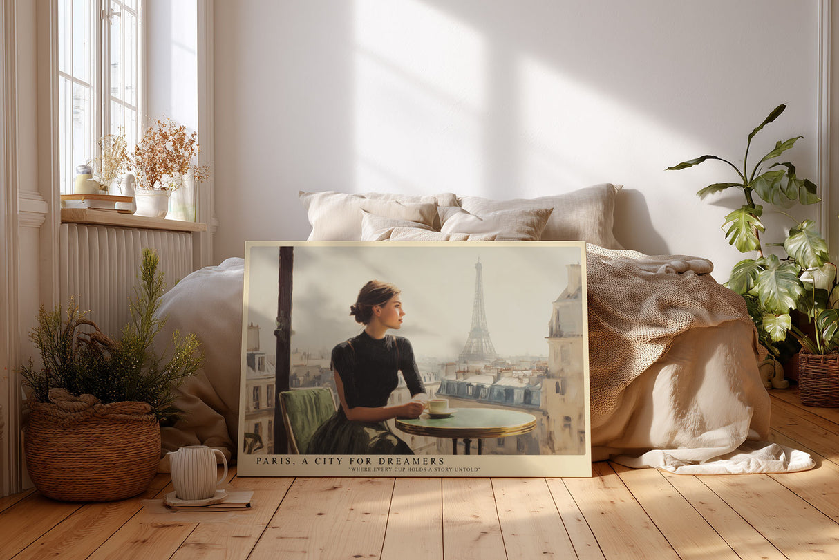 Paul Sinus Wandbild Paris A City for Dreamers – Romantische Pariser Eleganz in zeitloser Atmosphäre