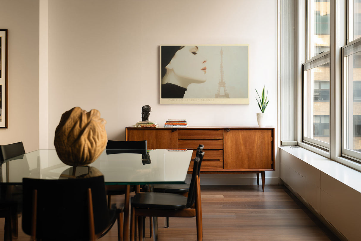 Paul Sinus Wandbild Parisian Grace in Silence – Zeitlose Eleganz in der Stadt der Liebe