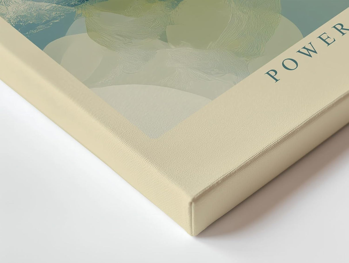 Paul Sinus Wandbild 120x80cm Schwimmer unter Wasser moderne Sport Illustration dynamische Wanddekoration