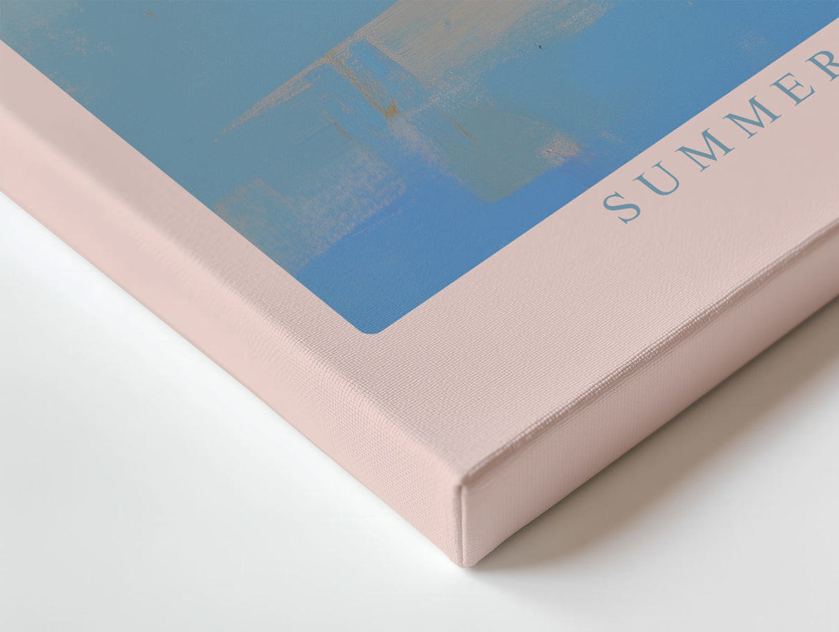 Paul Sinus Wandbild Summer Dreams on Reflected Shores – Sanfte Farben und romantische Sommerstimmung am Meer