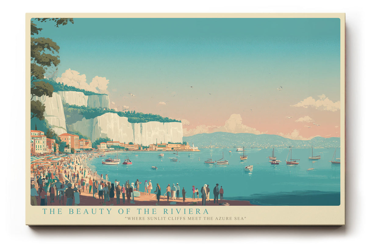 Paul Sinus Wandbild The Beauty of the Riviera – Mediterrane Eleganz und sonnendurchflutete Lebensfreude in klassischem Stil