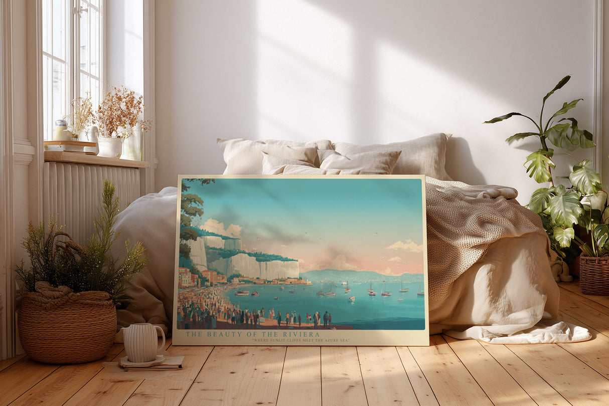 Paul Sinus Wandbild The Beauty of the Riviera – Mediterrane Eleganz und sonnendurchflutete Lebensfreude in klassischem Stil