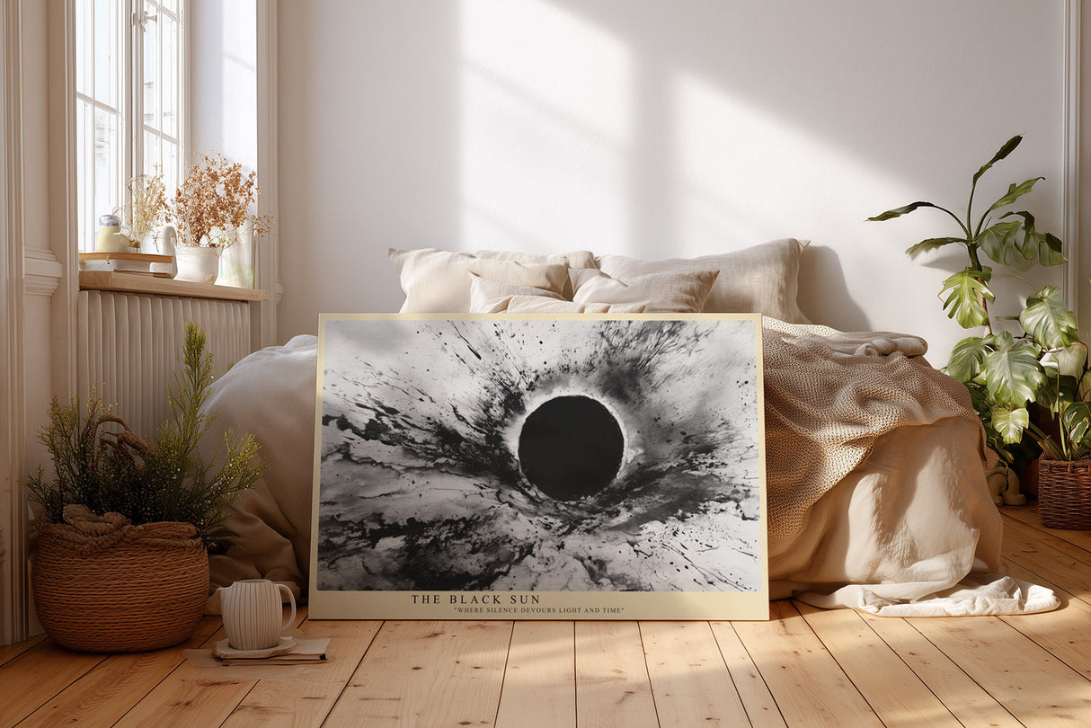 Paul Sinus Wandbild The Black Sun Silence Beyond Light and Time