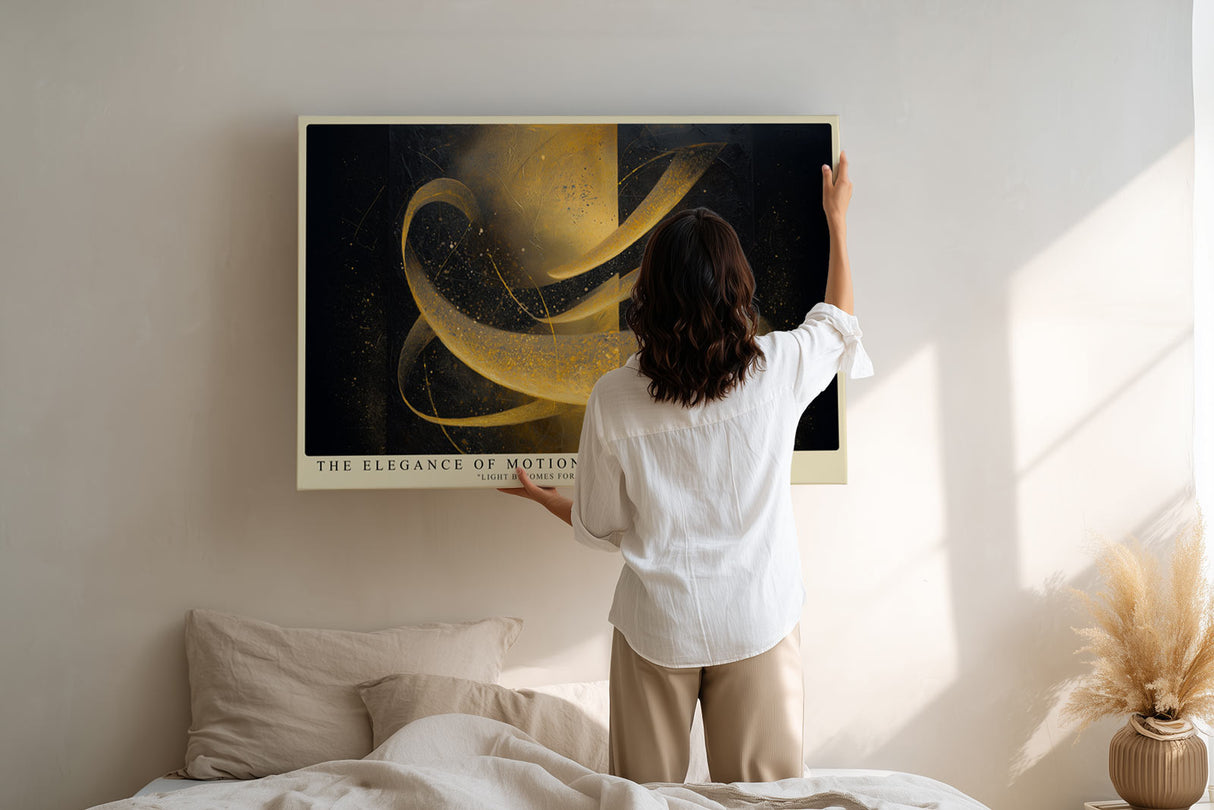 Paul Sinus Wandbild The Elegance of Motion Flow of Light and Shadow