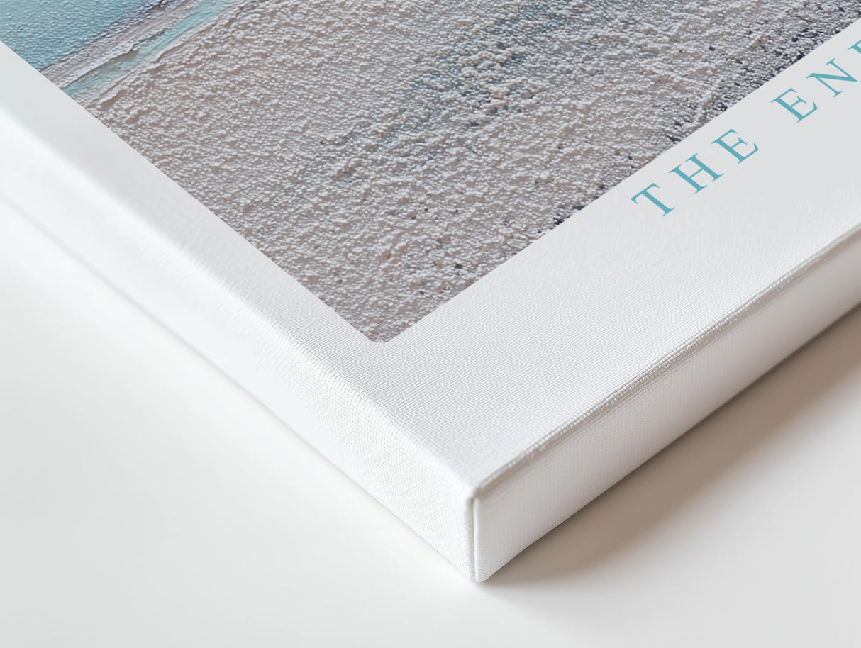 Paul Sinus Wandbild The Endless Horizon of Ocean Calm Soft Waves Merge with the Distant Sky