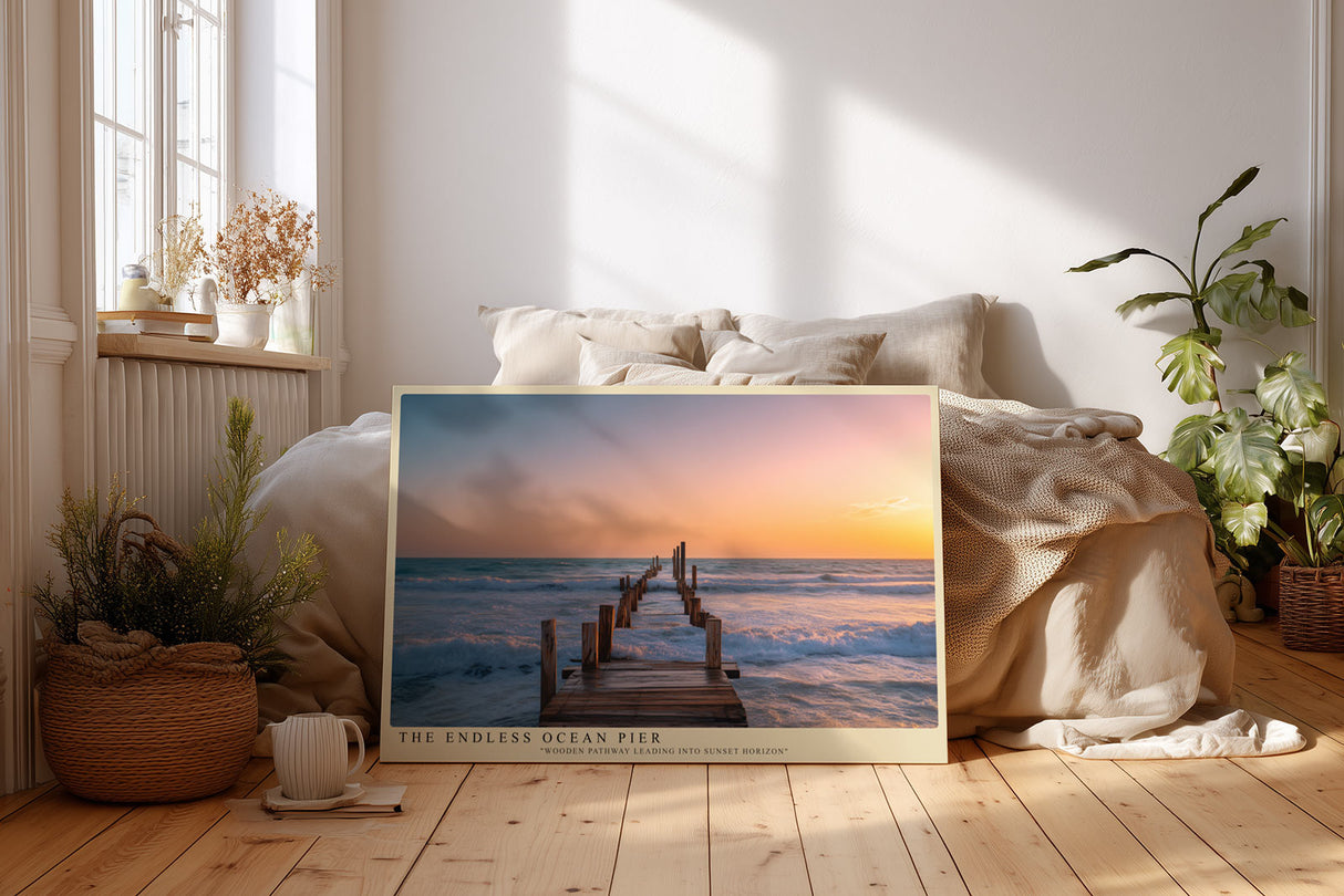 Paul Sinus Wandbild The Endless Ocean Pier – Der Steg ins endlose Meer