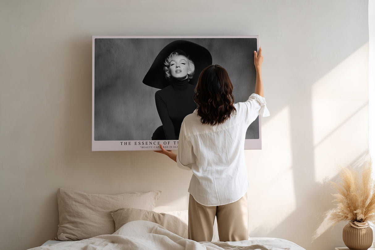 Paul Sinus Wandbild The Essence of Timeless Glamour Black and White Elegance and Style