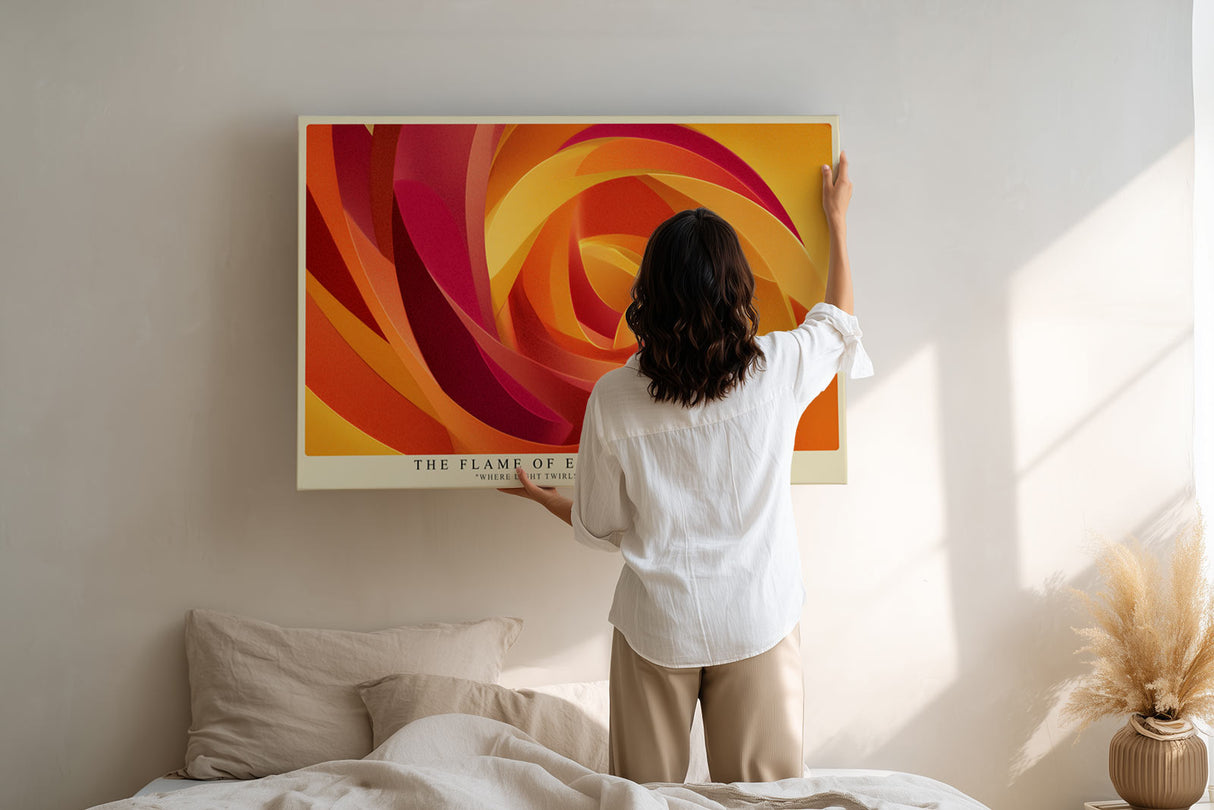 Paul Sinus Wandbild The Flame of Endless Motion Flow of Light and Energy