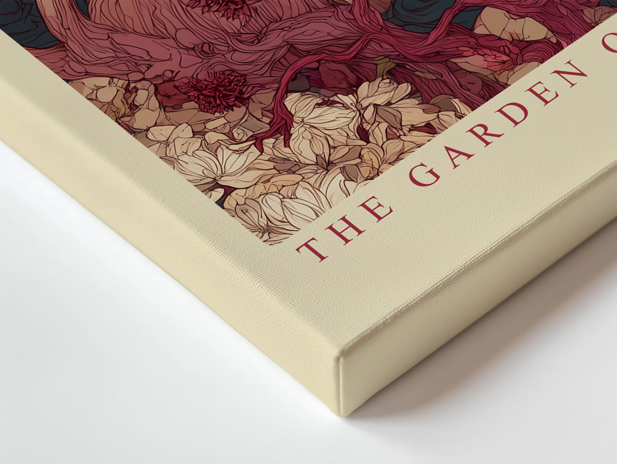 Paul Sinus Wandbild The Garden of Flowing Dreams Ripples and Creatures Form a Living Story