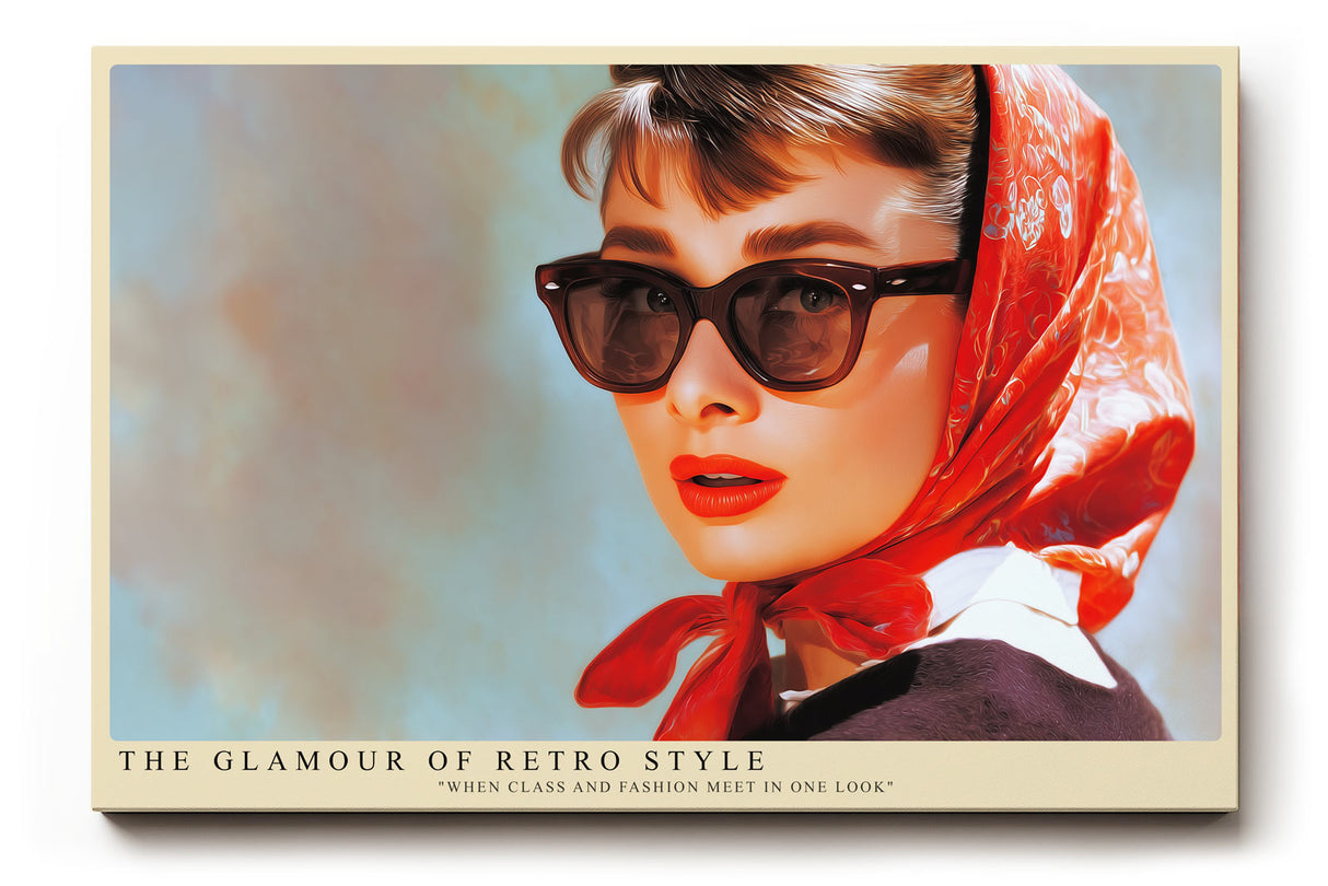 Paul Sinus Wandbild The Glamour of Retro Style – Klassische Modeikone im Look der 60er Jahre
