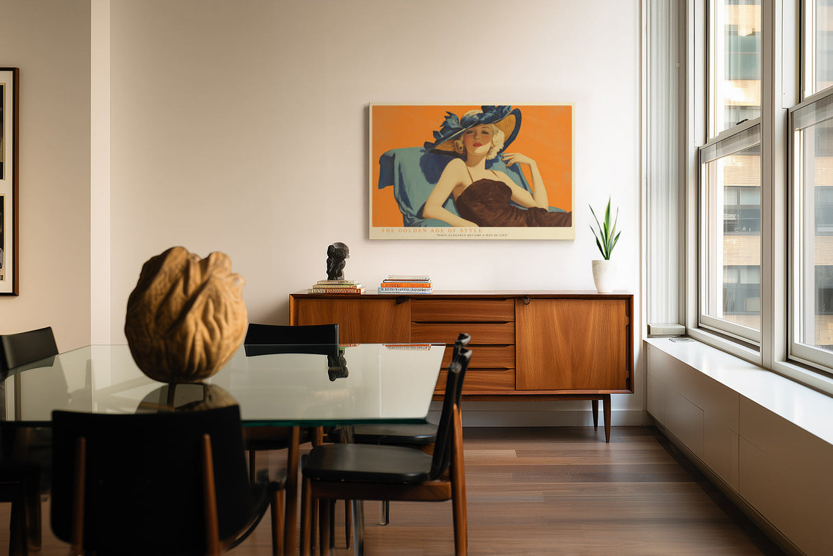 Paul Sinus Wandbild The Golden Age of Style Elegance and Glamour in Vintage Hues