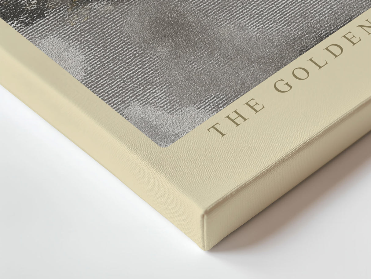 Paul Sinus Wandbild The Golden Veins of Earth Abstract Elegance of Stone and Light