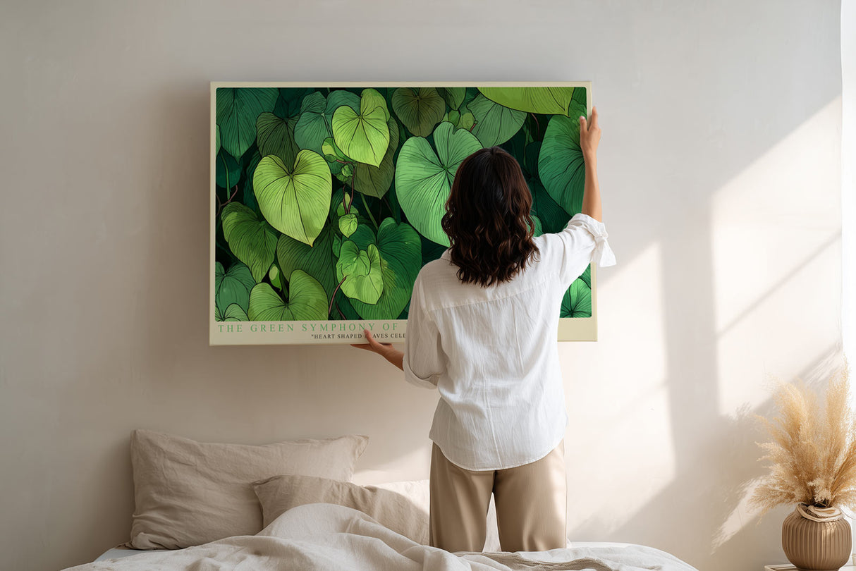 Paul Sinus Wandbild The Green Symphony of Nature – Harmonie und Lebendigkeit in sattem Grün