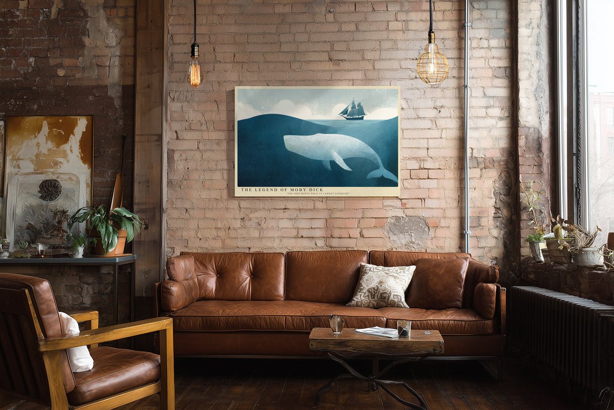 Paul Sinus Wandbild The Legend of Moby Dick The Eternal Battle of Sea and Man