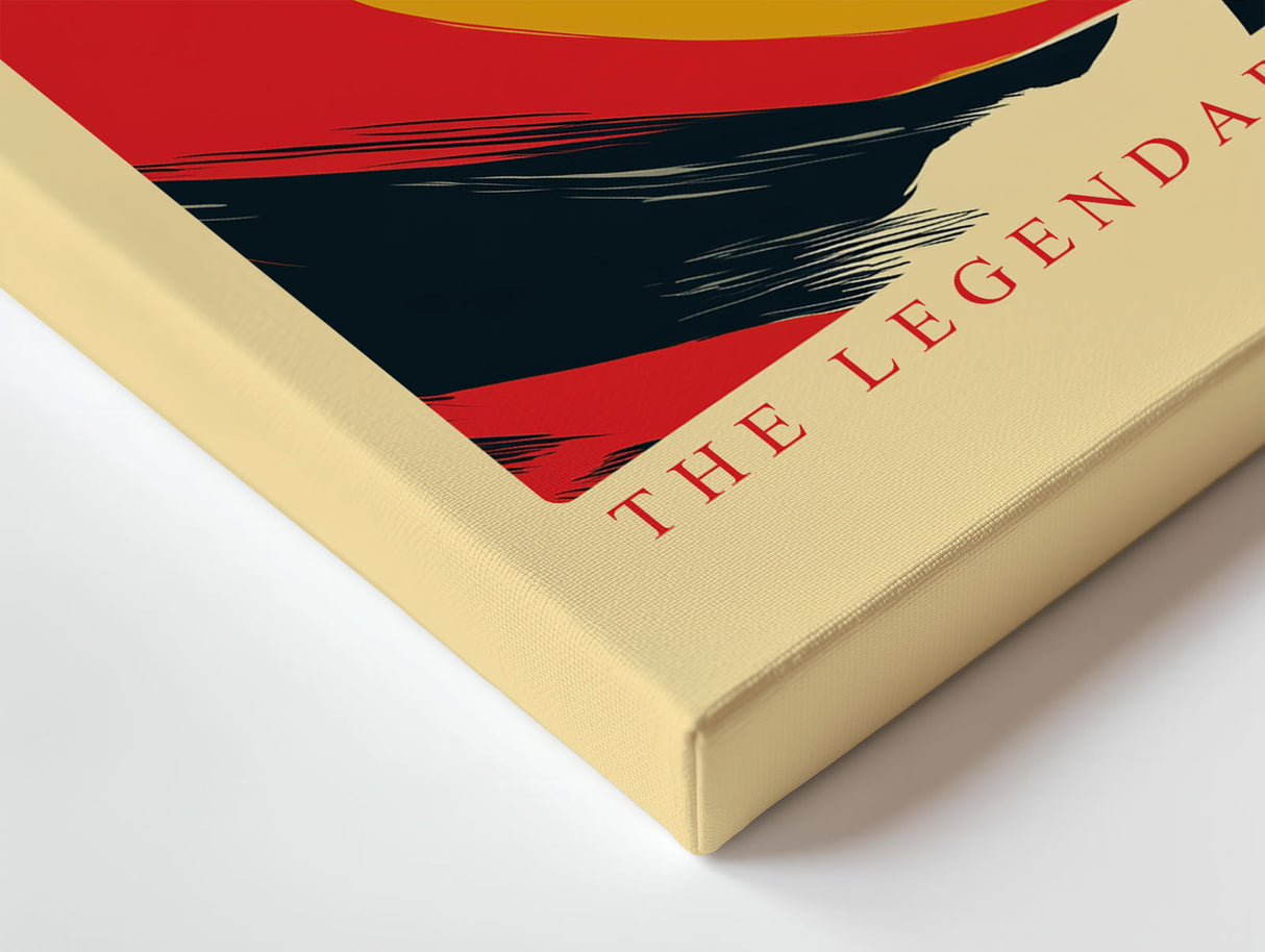 Paul Sinus Wandbild The Legendary Heroes United – Pop-Art-Motiv mit vier farbenfrohen Heldenmasken, Symbol für Zusammenhalt, Stärke und Nostalgie