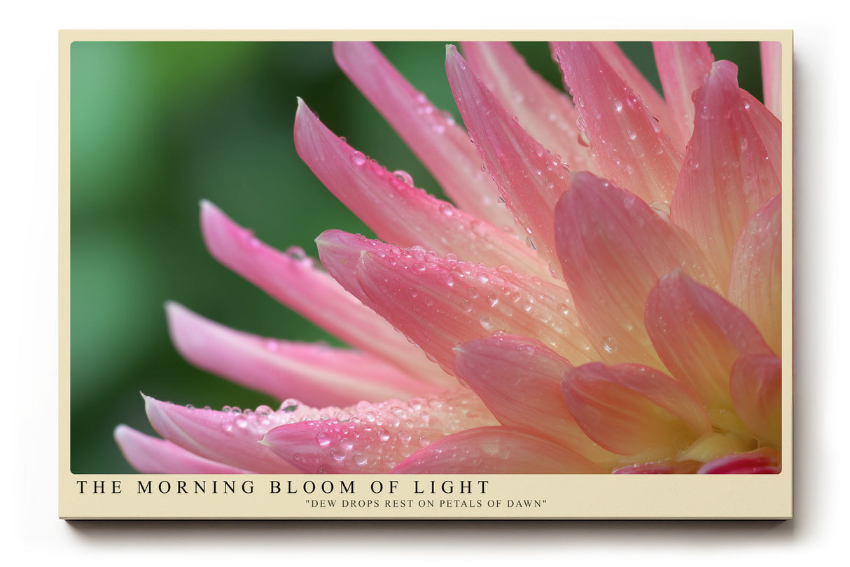 Paul Sinus Wandbild The Morning Bloom of Light – Zarte Frische und natürliche Schönheit im Licht des Morgens