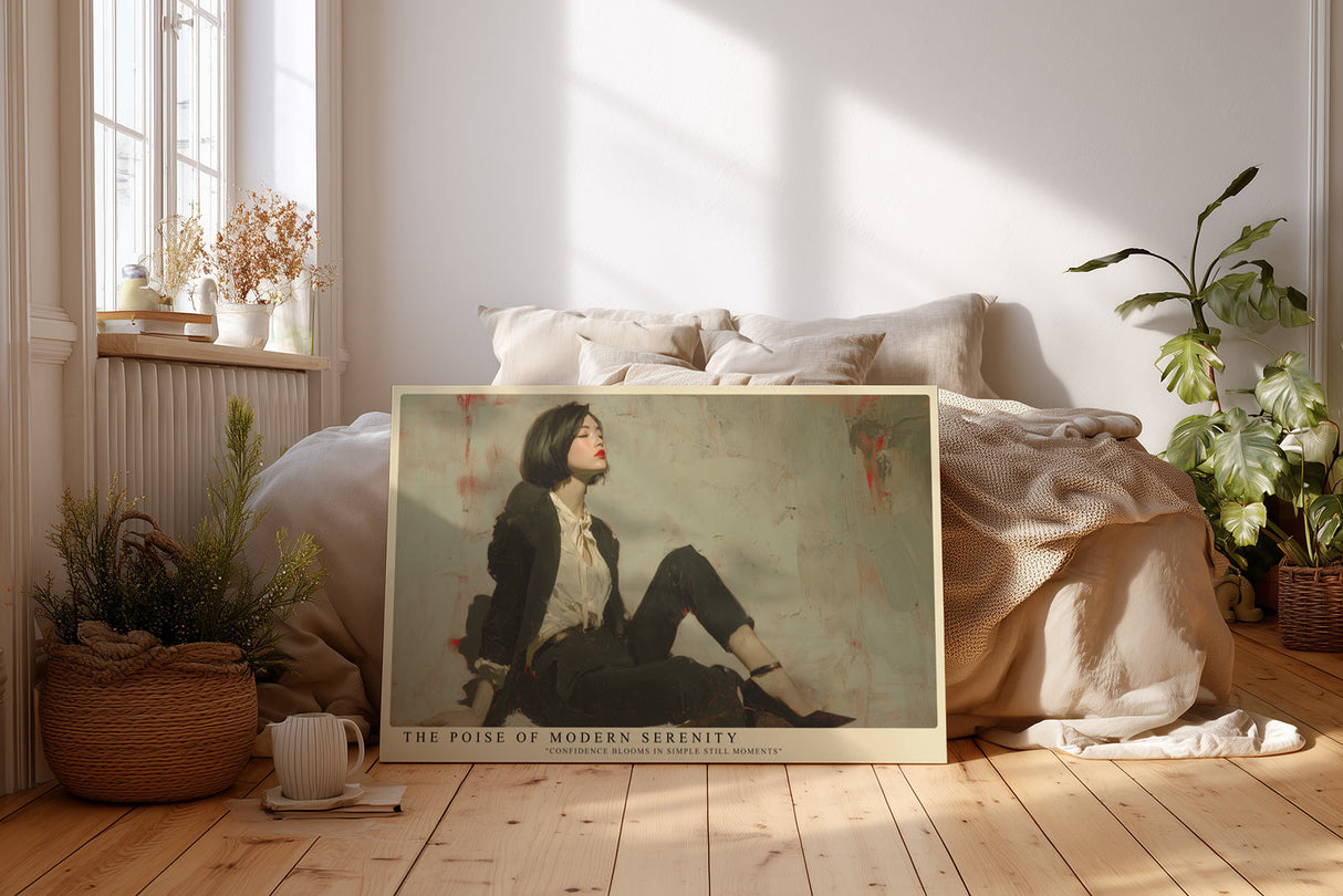 Paul Sinus Wandbild The Poise of Modern Serenity – Zeitlose Eleganz und stille Stärke in moderner Komposition