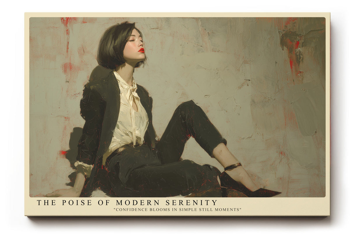 Paul Sinus Wandbild The Poise of Modern Serenity – Zeitlose Eleganz und stille Stärke in moderner Komposition