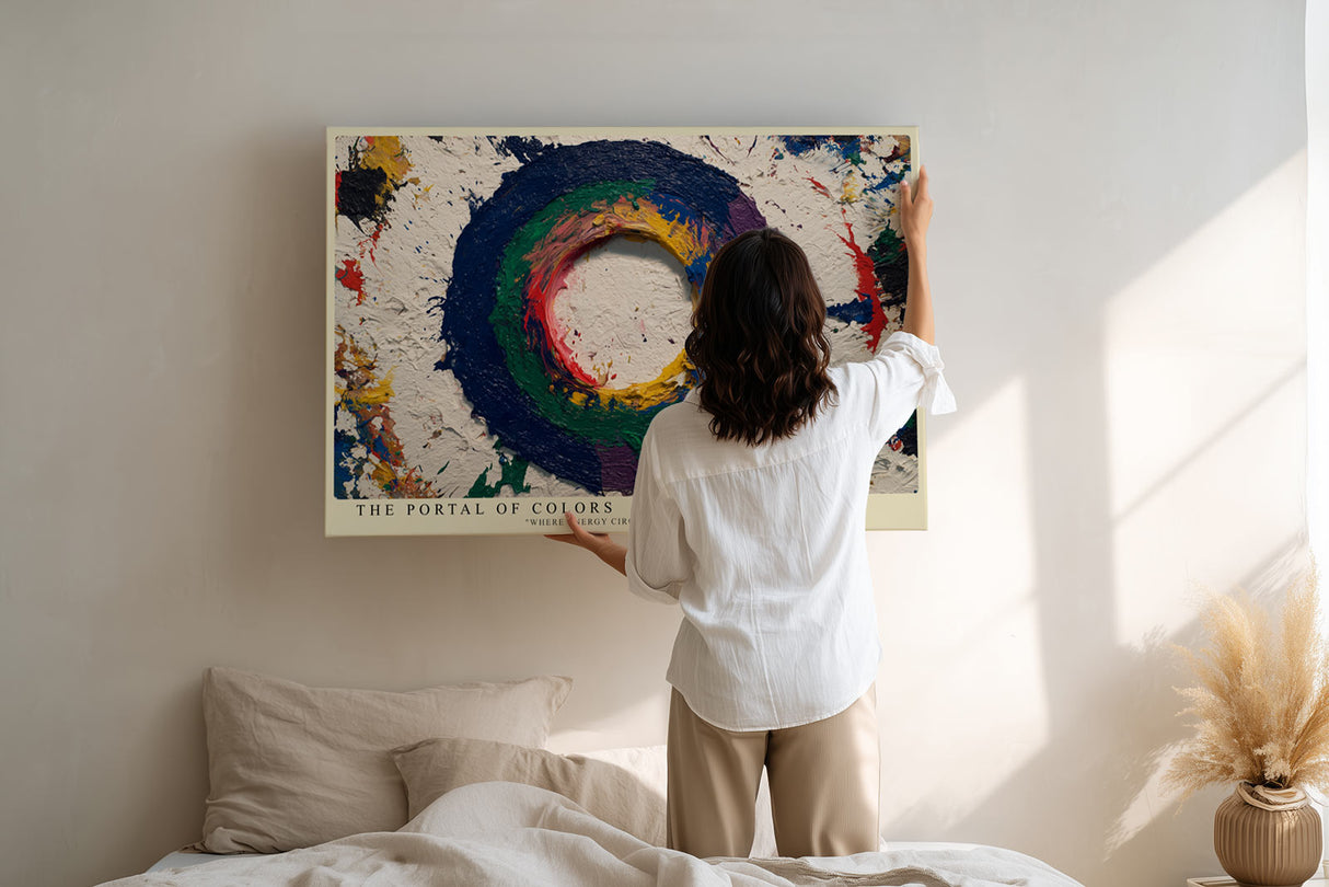 Paul Sinus Wandbild The Portal of Colors Energy and Infinity in Motion