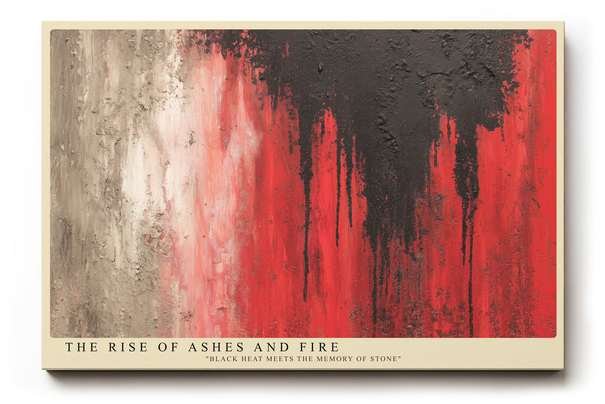 Paul Sinus Wandbild The Rise of Ashes and Fire Contrast of Stone and Flame