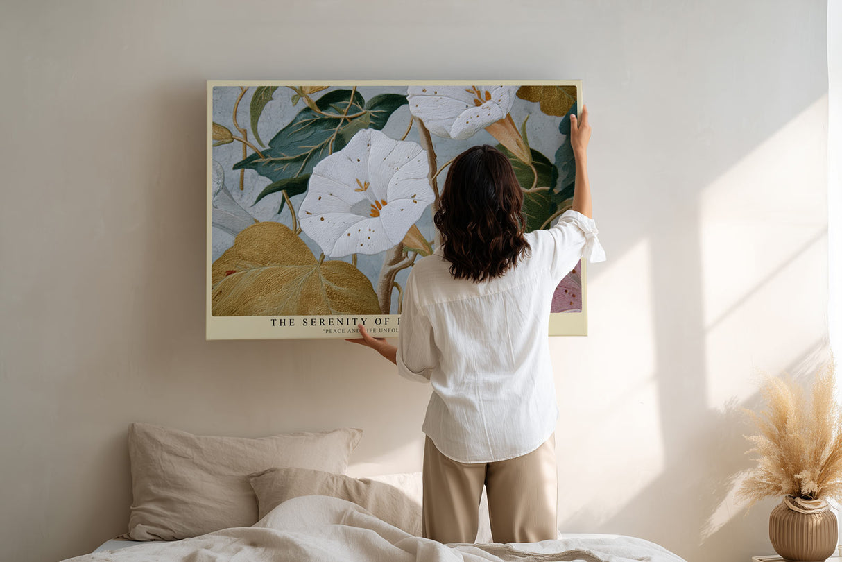 Paul Sinus Wandbild The Serenity of Blooming Spirits Peace and Life Unfold in Silent Harmony