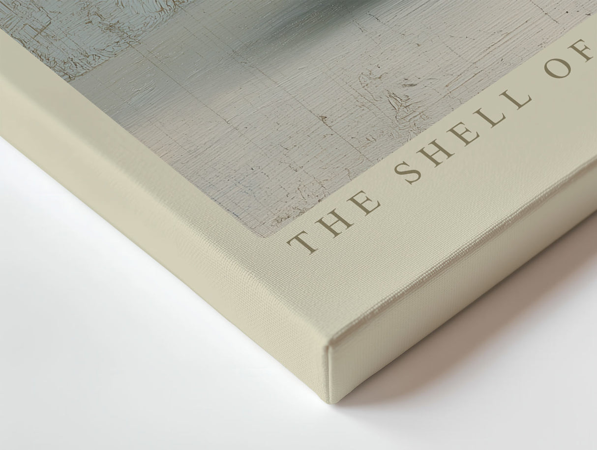 Paul Sinus Wandbild The Shell of Timeless Echoes Still Life of Ocean Memory and Natural Harmony