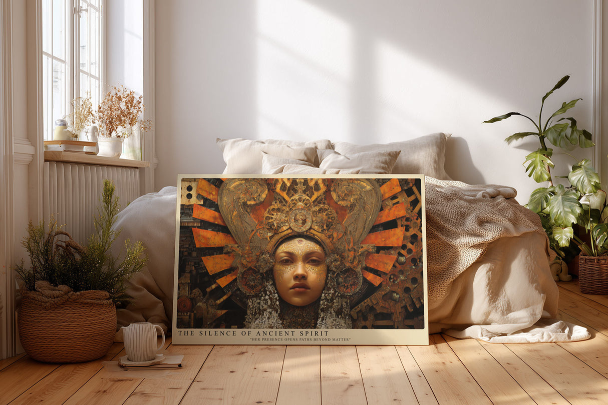 Paul Sinus Wandbild The Silence of Ancient Spirit Timeless Majesty in Golden Harmony