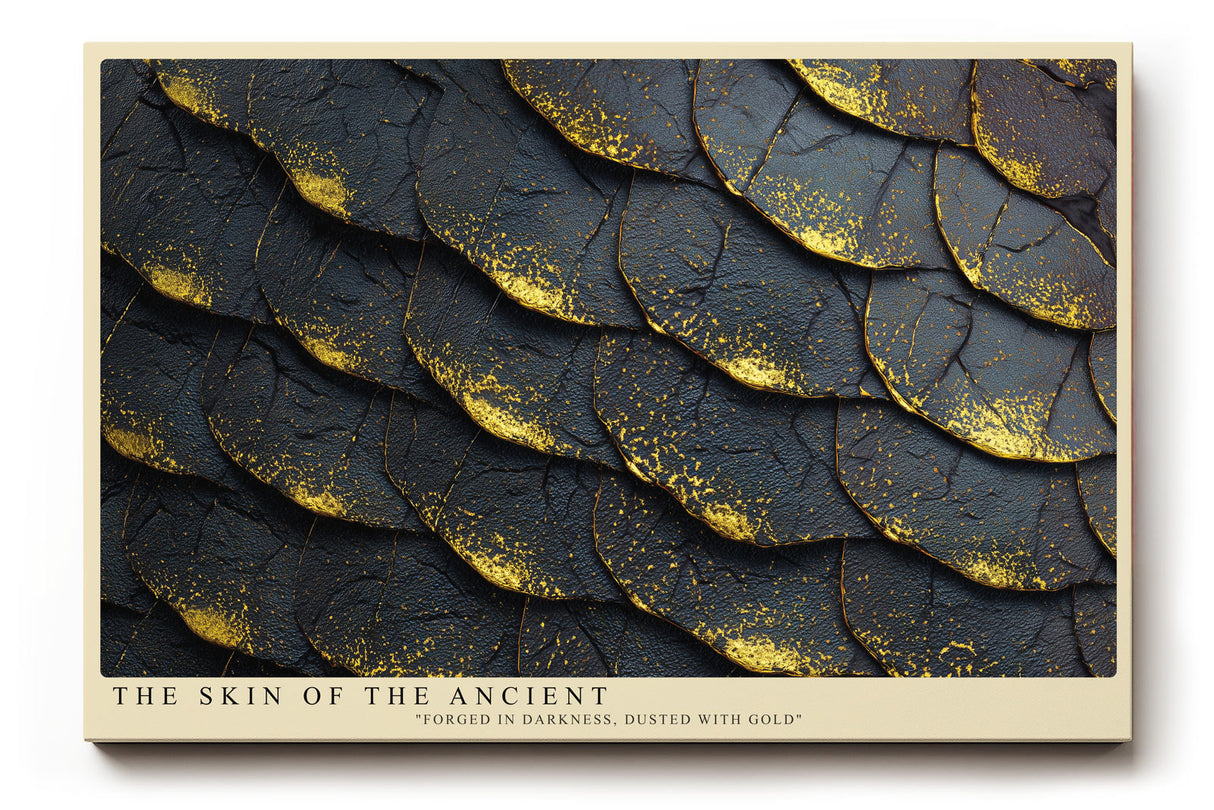 Paul Sinus Wandbild The Skin of the Ancient Golden Texture of Time and Power