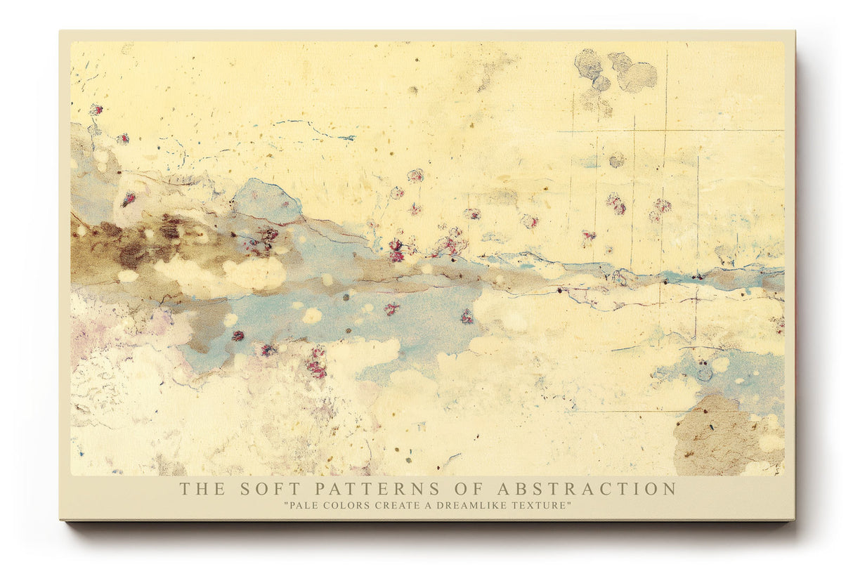 Paul Sinus Wandbild The Soft Patterns of Abstraction Pale Colors Create a Dreamlike Texture