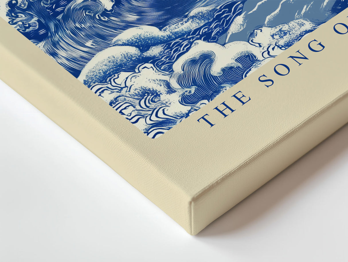 Paul Sinus Wandbild The Song of Eternal Waves Ocean in Rhythm of Blue