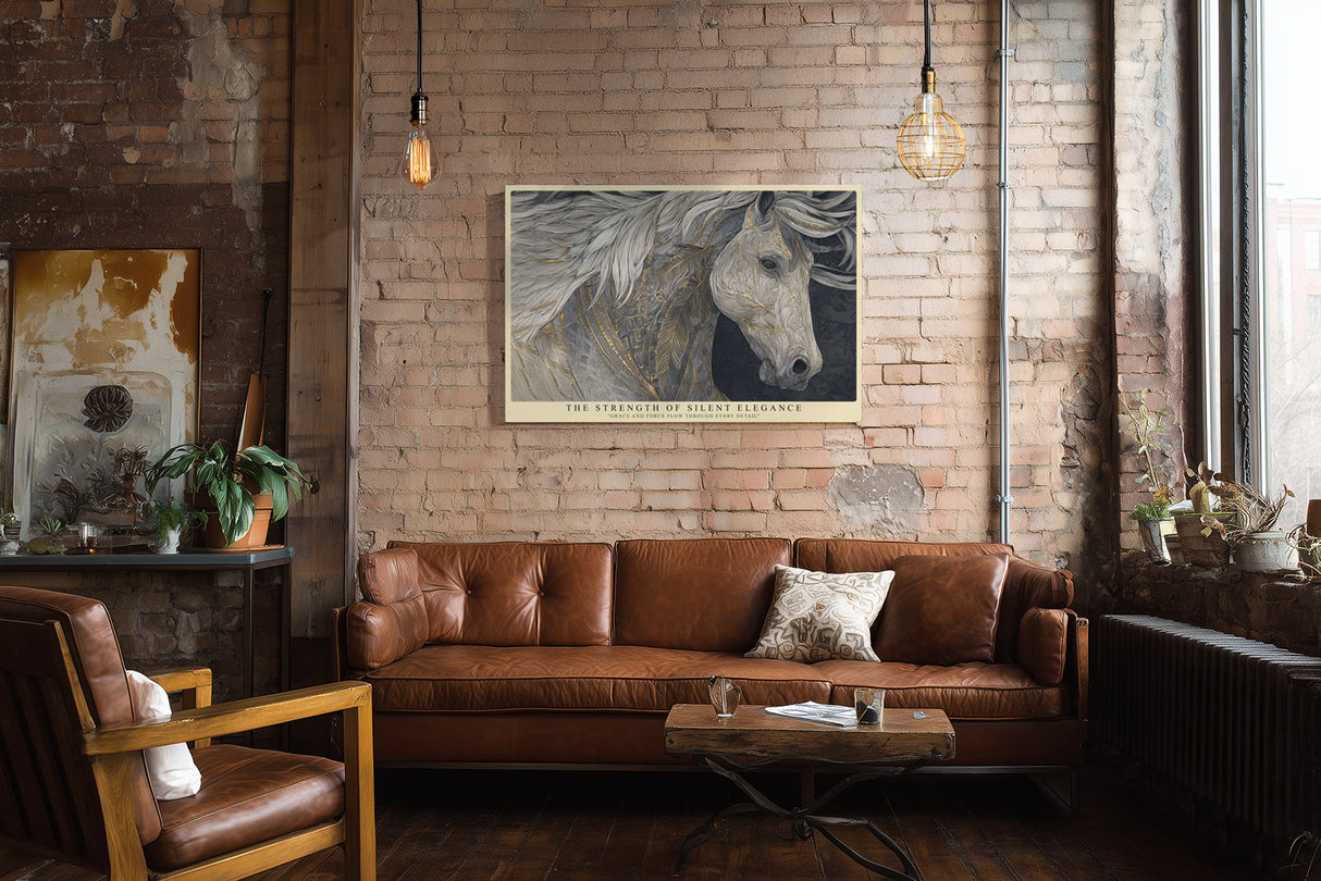 Paul Sinus Wandbild The Strength of Silent Elegance Horse of Grace and Power