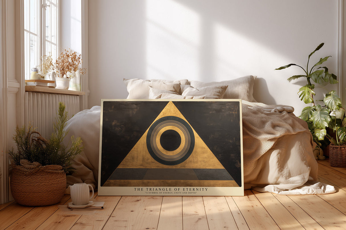 Paul Sinus Wandbild The Triangle of Eternity Symbol of Unity and Depth