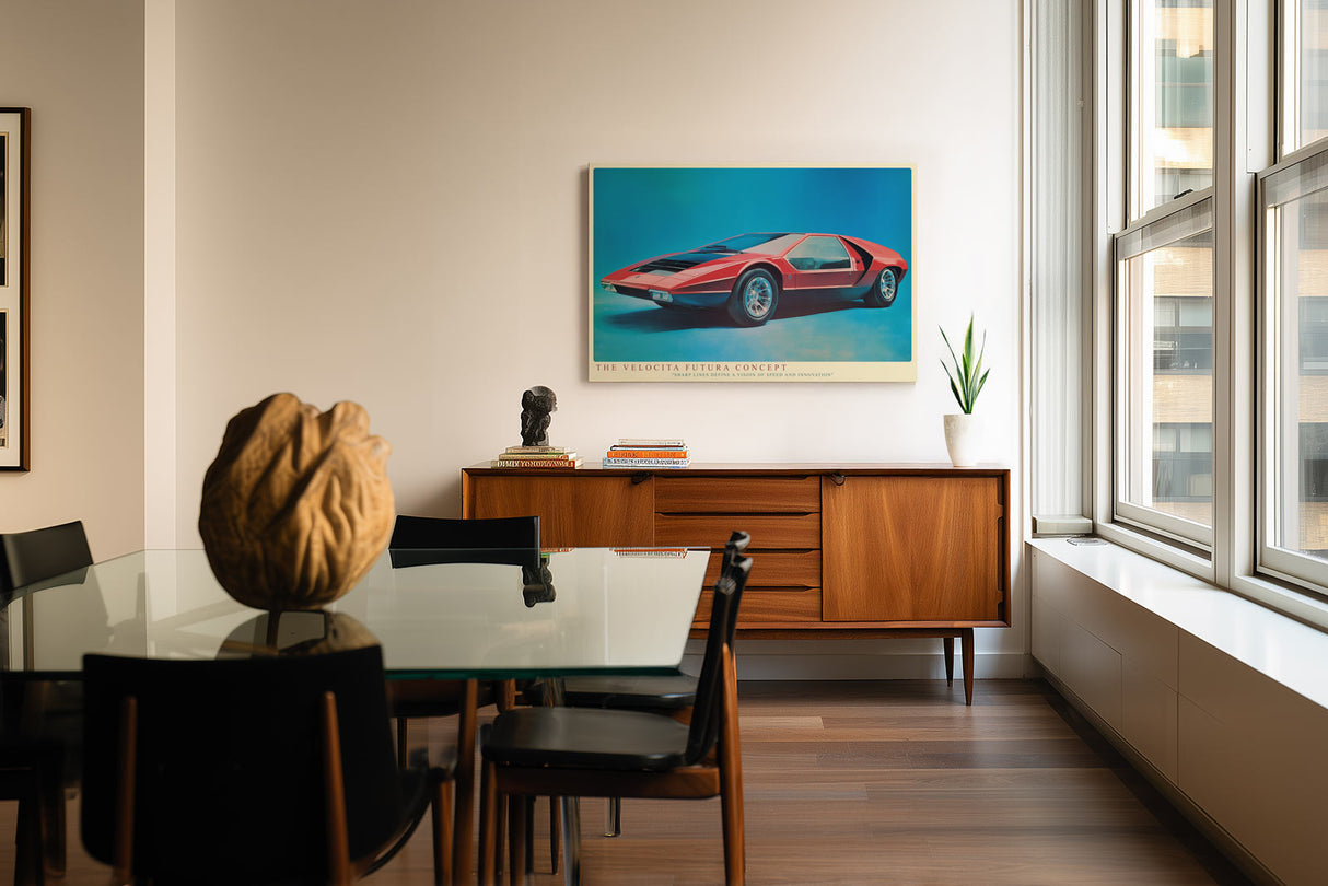Paul Sinus Wandbild The Velocita Futura Concept Vision of Speed and Innovation