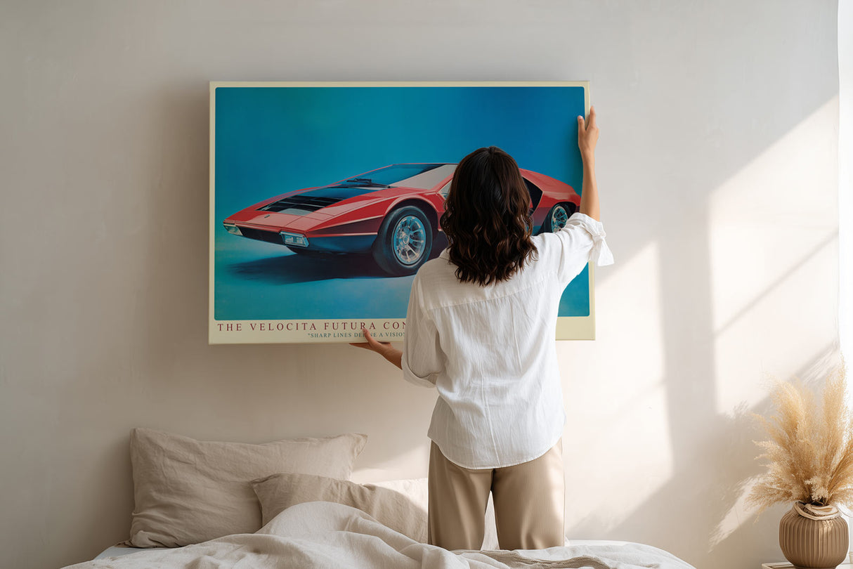 Paul Sinus Wandbild The Velocita Futura Concept Vision of Speed and Innovation