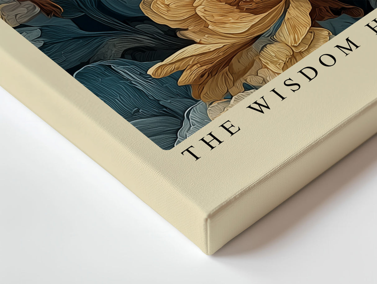 Paul Sinus Wandbild The Wisdom Hidden in Nature Fox Among Flowers Symbol of Serenity