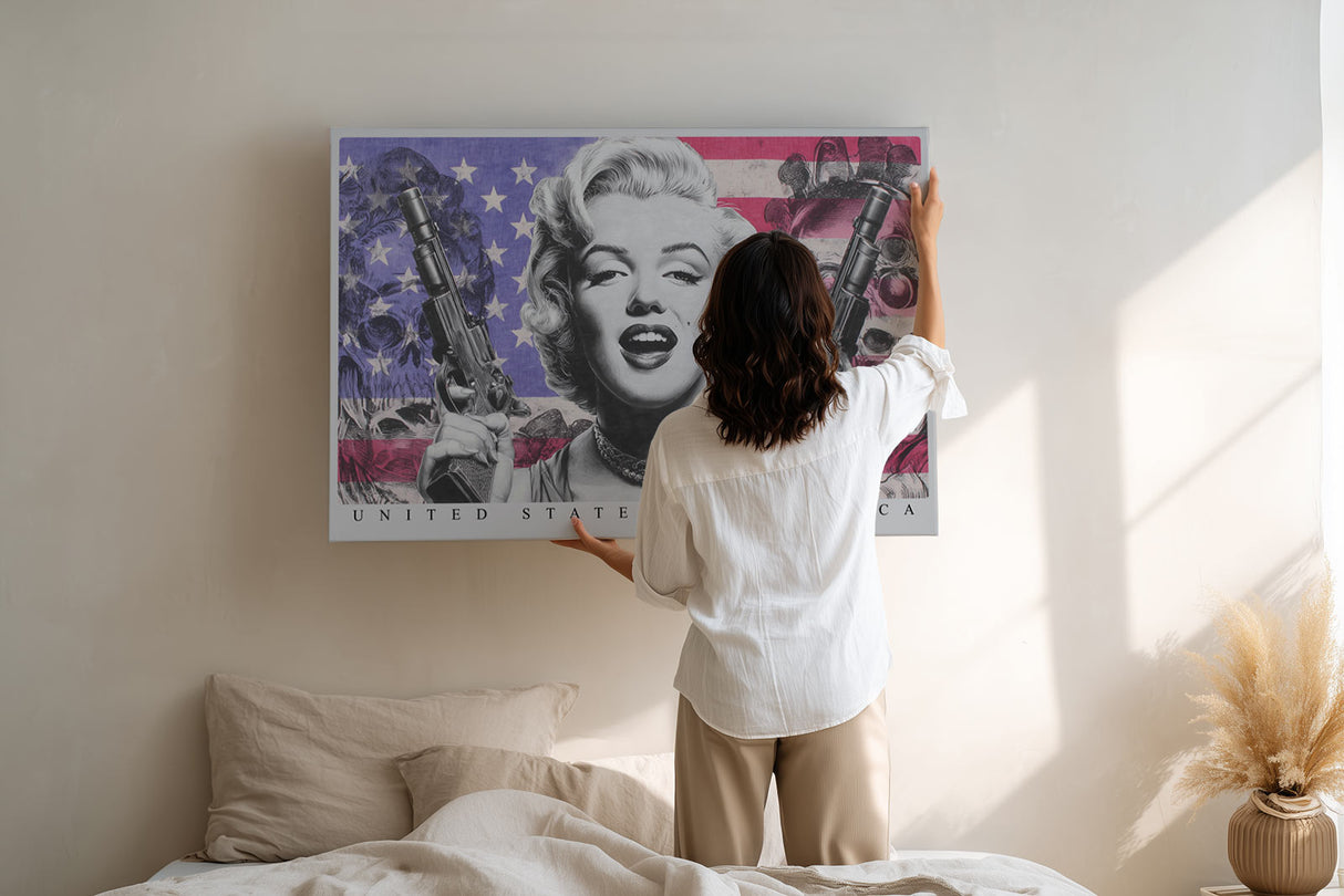 Paul Sinus Wandbild United States of America Iconic Power and Rebellion
